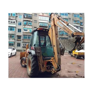 Bán Hot Sử Dụng Trường Hợp 580M 580L Backhoe Loader Động Cơ Điện Bơm Phần Kỹ Thuật Thủy Lực Video Loại Năng Lượng