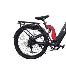Bicicleta de ciudad eléctrica Y2W de 26 pulgadas para mujer, 350W, 36V, marco de aleación de aluminio, Motor de cubo trasero y freno de disco, fuente de alimentación de batería de litio - Product Image 5