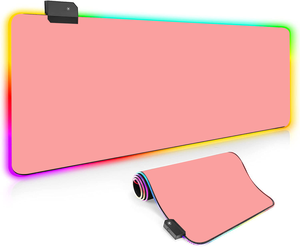 Tappetini da scrivania personalizzati LED <span class=keywords><strong>grigio</strong></span> o rosa tappetino per mouse e tastiera RGB a luce grande tappetino per Mouse da gioco tappetino per mouse XXL rgb - Product Image 5