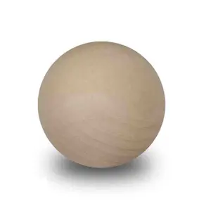 手工工艺品和DIY项目木珠小球未完成的圆形木球
