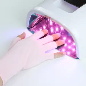 Wholesale Anti UV Gloves for Gel Nail Lamp UV Gloves for Nails Salon Suppliers