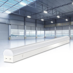 Free Sample ETL DLC Listed Hanging Lamp Tube <b>Ceiling</b> Mounted PC Housings 4ft 8ft <b>Dimmable</b> Triproof <b>Led</b> Linear Batten <b>Light</b> - Product Image 2