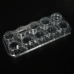 OEM Blister Verpackung Hersteller Mochi Donut Tray Macaron Blister Tray Mit Box Kunststoff Macaron