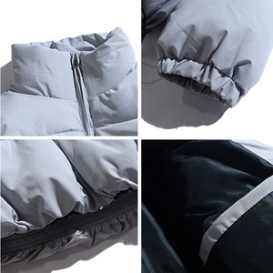 Black <strong>Puffer</strong> Men <strong>Jacket</strong> Wholesale Winter High Quality Down <strong>Jacket</strong> Blank Custom logo Casual Bomber Windbreaker