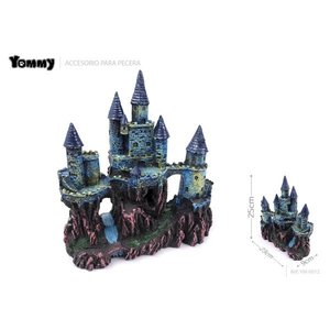 Château en résine, élément décoratif élégant pour aquarium - Product Image 3