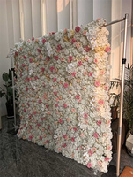 Panneau floral artificiel LEXI fait main 3D 5D en soie pour mur de fleurs, toile de fond de mariage, décoration événementielle personnalisée réutilisable, remise de diplôme