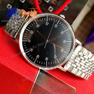 Reloj de Cuarzo de Calidad 5A, Elegante y Sencillo, Ultrafino, con Esfera Grande, de Acero Inoxidable, Resistente al Agua, con Calendario - Product Image 4