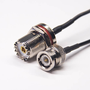 Cavo Coassiale RF BNC Maschio a UHF Femmina con Connettore a Muro RG174 50 Ohm per Antenna e Radio Amatoriale - Product Image 2