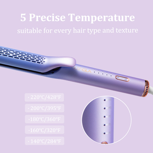 <span class=keywords><strong>Plancha</strong></span> plana eléctrica portátil de viaje en casa Profesional, rango de temperatura de 140-220 grados, rizador de <span class=keywords><strong>pelo</strong></span> de iones negativos LED - Product Image 4