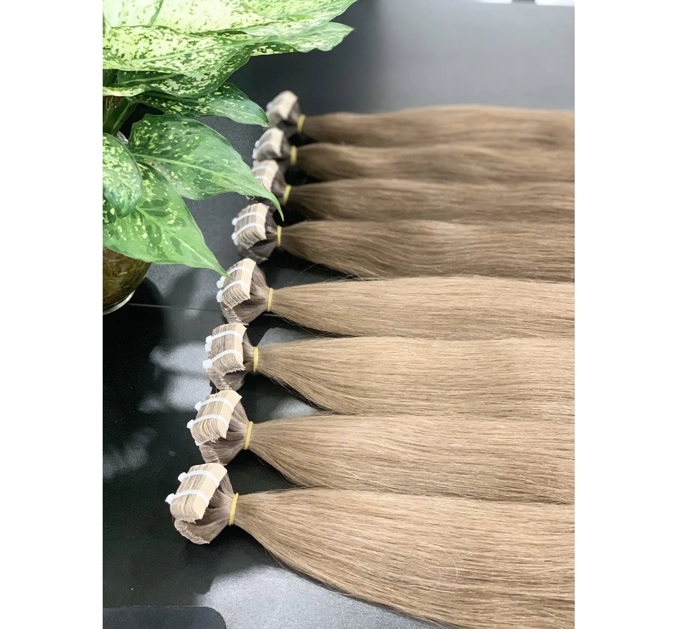 Band-In-Verlängerung russisches Remy nahtloses unsichtbares doppelt-gezogenes Band in Haarverlängerungen 100 % menschliches Haar