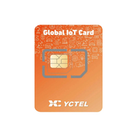 Carte SIM 4G LTE Anysecu pour radio POC, carte de données IoT mondiale, carte SIM de communication M2M pour terminal radio bidirectionnel