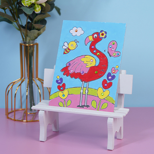 Kit de <span class=keywords><strong>peinture</strong></span> par numéros Fleur de flamant rose et <span class=keywords><strong>licorne</strong></span> – Amusant et facile – Pour enfants et adultes - Product Image 1