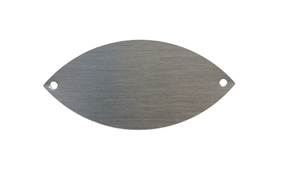 Plaque nominative ovale personnalisable en laiton H62, découpée au laser, polie, plaquée or, gravée, motif <span class=keywords><strong>feuille</strong></span> d'<span class=keywords><strong>arbre</strong></span> de Noël religieux, pour donateur, OEM - Product Image 2