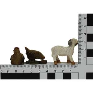 ZICOM Hand-Painted 11-Piece <b>Nativity</b> Scene Animal <b>Set</b> for 7-9 cm Figures Germany Height Approx. 3.3 cm Model 9069-T913 - Product Image 5