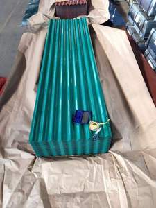 Panneau en acier ondulé, revêtu de zinc, tôle <span class=keywords><strong>ondulée</strong></span> galvanisée pour <span class=keywords><strong>bardage</strong></span> mural et toiture - Product Image 5