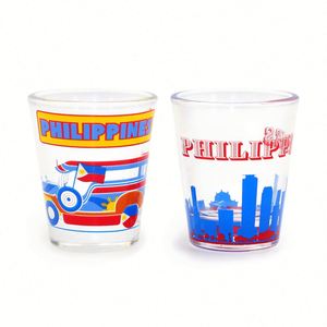 Verres à shot promotionnels en gros des Philippines, entièrement imprimés, sur mesure, souvenir de voyage avec logo - Product Image 3