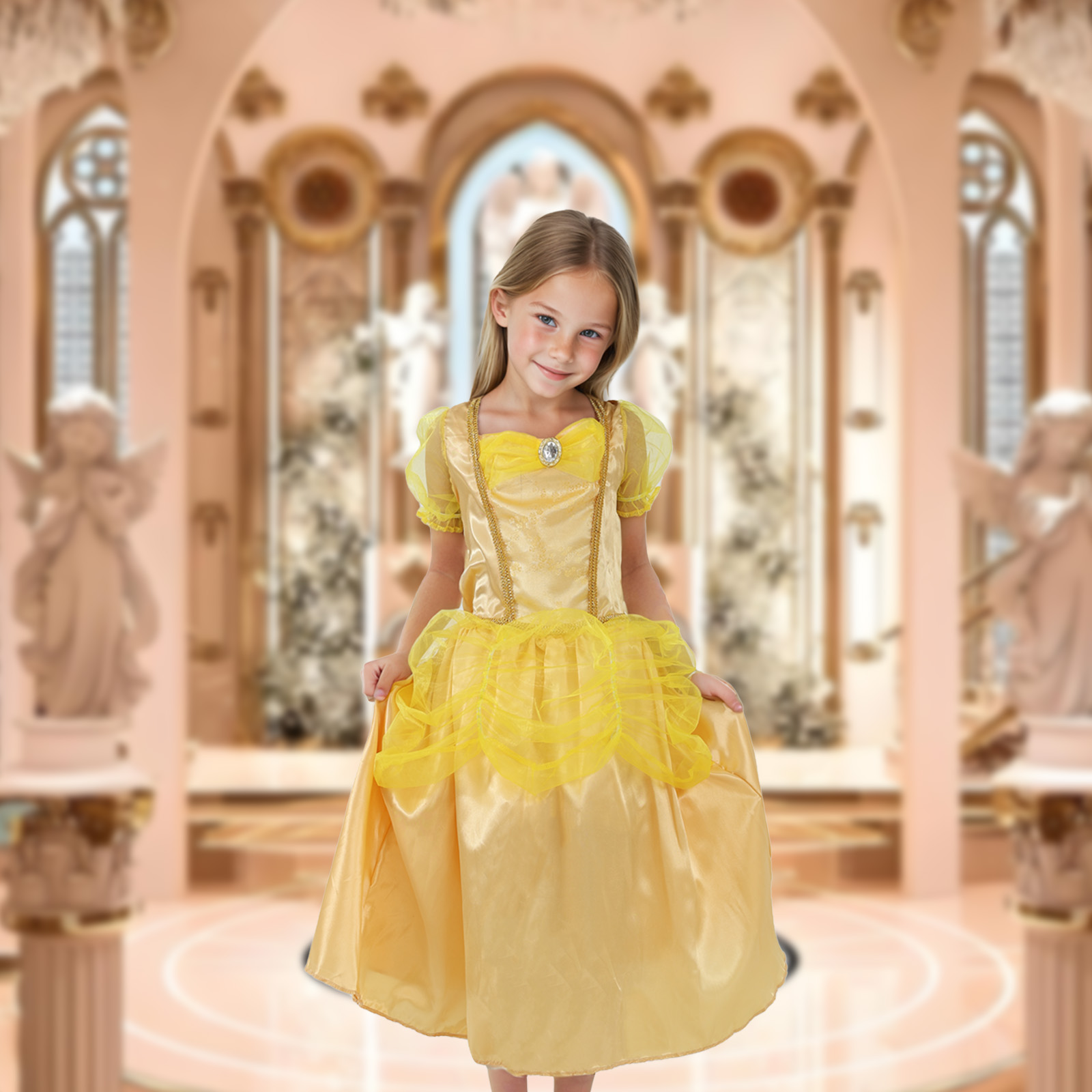 belle princess dress Disney Belle Inspired Princess Dress