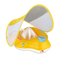 Swimbobo Conception de natation pour enfants Double Gasbag Parc de jouets aquatiques Anneau jaune Flotteur de natation Anneau gonflable pour bébé Été