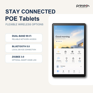 <span class=keywords><strong>Tablet</strong></span> Android da <span class=keywords><strong>10</strong></span>.1 <span class=keywords><strong>Pollici</strong></span> ODM per Montaggio a Parete, Controllo Stanza PoE, Octa Core 4GB 64GB, RJ45 RS232 USB C, Automazione Casa Intelligente GMS CE - Product Image 5
