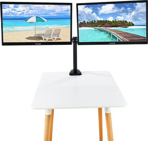 Supporto da Scrivania Charmount di Alta Qualità per Due <span class=keywords><strong>Monitor</strong></span> con Braccio <span class=keywords><strong>Doppio</strong></span>, Disponibile in Magazzino - Product Image 6