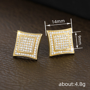 Eleganti Orecchini a Perno Geometrici per Donne, Accessori per Orecchie Semplici per Uso Quotidiano - Product Image 4