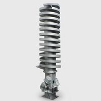 Linea di Pelletizzazione Compatta con Alimentatore a Coclea Flessibile Verticale e Elevatore a Spirale Vibrante