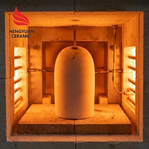 <span class=keywords><strong>Creuset</strong></span> réfractaire en céramique Corindon-Mullite haute température 1700°C pour la frittage de matériaux de laboratoire et la calcination industrielle - Product Image 3
