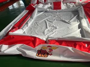 QIQU Cancha de Voleibol de Playa Inflable de PVC de Alta Resistencia de 0.9mm y <span class=keywords><strong>Piscina</strong></span> de Jabón para Eventos Corporativos - Resistente a los Rayos UV, Montaje Rápido - Product Image 3