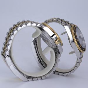 นาฬิกาหรู glod ขนาด40มม. สำหรับผู้ชายเคสสายนาฬิกาโลหะสำหรับ Nh36เคลื่อนไหว Nh35 <span class=keywords><strong>GMT</strong></span>-<span class=keywords><strong>Master</strong></span> - Product Image 6