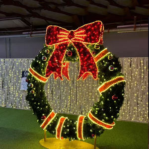 Statue de Père Noël géante 3D LED ondulante 2026 – Décoration de Noël pour centres commerciaux et parcs - Product Image 4