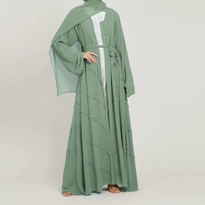 All'ingrosso abiti musulmani e abiti conservatori, Abaya abbigliamento tradizionale islamico, mediorientale, UAE, abbigliamento turco - Product Image 5