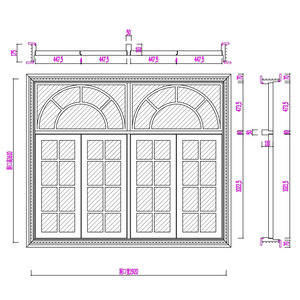 Fenêtre à battant en <span class=keywords><strong>bois</strong></span> et aluminium de style moderne vintage, à ouverture vers l'extérieur, insonorisée, à isolation thermique, de style européen, coulissante - Product Image 6