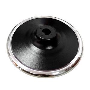 Chaise de salon de coiffure en métal lourd au design moderne, peinture noire, style américain, base ronde haut de gamme - Product Image 6