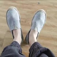 Espadrilles de style décontracté semelles de jute mocassins à plateforme sans lacet pour un usage quotidien activités d'été en plein air-hommes femmes