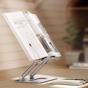 Bằng Gỗ Bookend Óc Chó Học Tập Sơn Đa-Chức Năng Chiều Cao Có Thể Điều Chỉnh Gấp Kim Loại Chủ Cuốn Sách Đọc Sách Đứng Cho Đọc Sách - Product Image 6