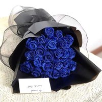 Bouquet de roses éternelles multicolores en option, cadeau romantique pour la Saint-Valentin, la fête des mères, un anniversaire, une décoration de maison ou de fête