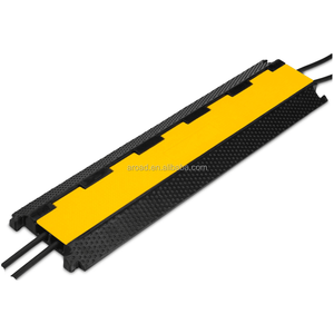 Rampa para Cables de Escenario de 2 Canales con Cubierta de Goma para Eventos al Aire Libre - Product Image 4