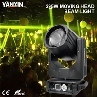 Projecteur Lyre Beam 295W 14R amélioré avec contrôle DMX512, LED RGBW et effets dynamiques multiples pour soirées DJ et location de scène