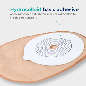 Bluenjoy Groothandel Gesloten Colostomiezakje Medische Eendelige Draineerbare Stomazakje Wegwerp Colostomiezakken Met Koolfilter - Product Image 4