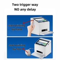 Impresora de Inyección de Tinta Estática de Escritorio 4POLETECH de 7 Pulgadas con Pantalla Táctil de 600dpi, Máquina de Codificación de Códigos QR, Fechas de Caducidad y Logotipos