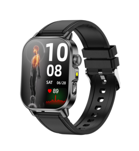 <span class=keywords><strong>ECG</strong></span>-monitor Smartwatch Extra lange batterijduur Oproep SMS Alarm Herinnering Hartslagmeter Heren Smartwatch ET571 - Product Image 1