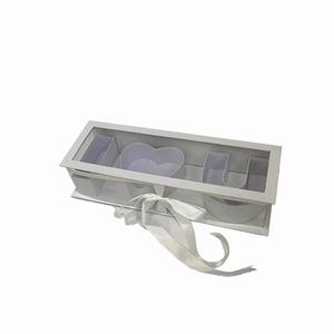 Caja de Regalo de Papel Transparente de Lujo con Forma de <span class=keywords><strong>Libro</strong></span> con la Frase 'Te Amo', Cajas de Flores con Cinta para el Día de la Madre, San Valentín, Bodas - Product Image 4