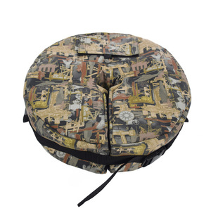 Sac de lestage rond pour base de parasol, étanche, support fixe, utilisation extérieure, tissu 900D - Product Image 4