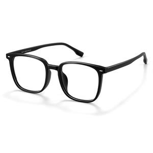 Monturas de Gafas Rectangulares Danyang 2101, Montura Completa para Hombre, Lentes de Plástico Anti-UV, Montura Negra, Gafas Ópticas - Product Image 1