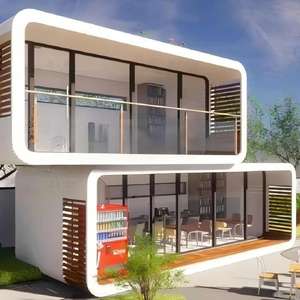 Estudio <span class=keywords><strong>de</strong></span> artista <span class=keywords><strong>de</strong></span> cabina Apple prefabricada <span class=keywords><strong>de</strong></span> techo alto con excelente luz Norte y amplio almacenamiento para pintor y escultor - Product Image 4