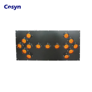 Pannelli Luminosi a Freccia LED Personalizzati per Veicoli, 15 Luci, Resistenti, Segnali Lampeggianti Destra/Sinistra per Avvertimento Traffico su Camion - Product Image 1