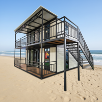 Maisonnette de luxe entièrement installée, résistante à l'humidité, en matériaux écologiques, pour école rurale avec foyer