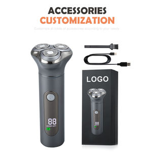 Rasoir alternatif rechargeable électrique à trois vitesses affichage à LED rasoir à <span class=keywords><strong>barbe</strong></span> pour hommes avec rasoir à feuille de tondeuse à <span class=keywords><strong>pousser</strong></span> pour hommes - Product Image 4