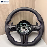 Volant sport en cuir Hengxin HX pour M4/X6/F30-F36/F10-F25/E70-E72/E90-E92 M3/M5/M6 - Plusieurs tailles de poignées