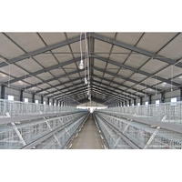 Conception d'installation industrielle préfabriquée de grande envergure Fournitures pour l'industrie du bâtiment pour la construction de maisons de ferme pour poulets de chair volailles